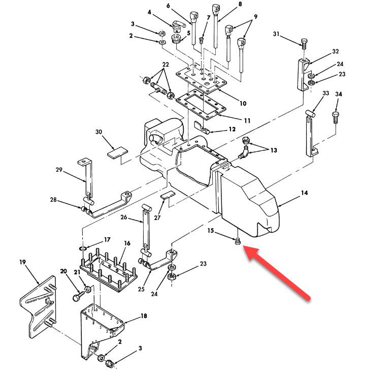 Frame Rail / Fuel Tank Drain Plug HMMWV